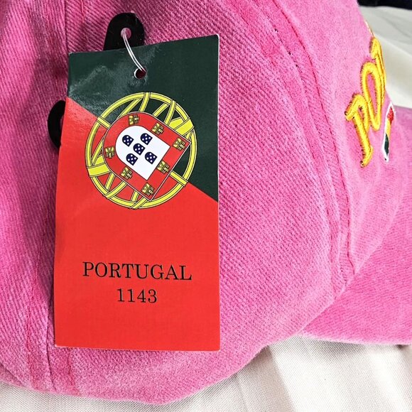 PINK PORTUGAL BASEBALL CAP ORIGINAL COLLECTION SOUVENIR 100% COTTON ONE SIZE - Picture 4 of 4